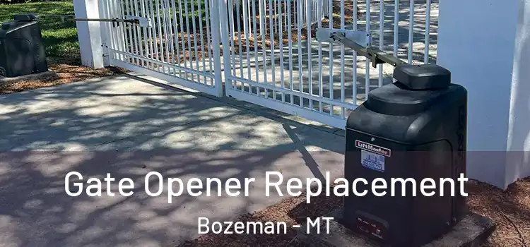 Gate Opener Replacement Bozeman - MT